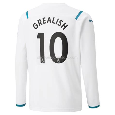 Maillot de Foot Manchester City Jack Grealish 10 Extérieur 2021 2022