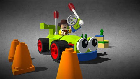 LEGO TOY STORY 4 Woody & RC - 10766 - Buy Royalty Free 3D model by ...