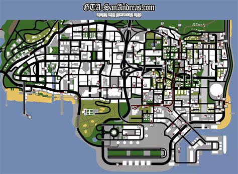 Grand Theft Auto San Andreas Maps Gta