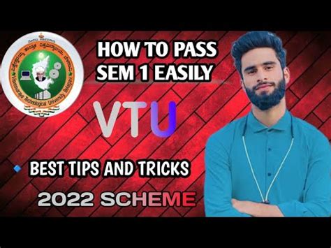 Vtu First Semester Passing Tips And Tricks 8 Days Left For The