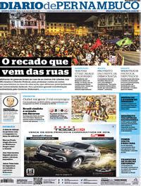 Capa Folha De Pernambuco Quinta De Maio De