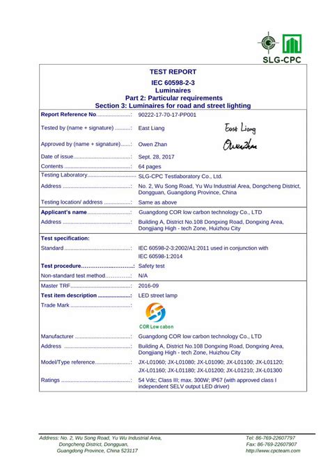 PDF IEC TEST REPORT FORM TEMPLATE Echelon Hk COR COR CE 90222