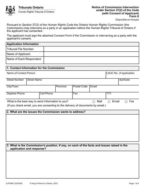 Form 6 - Fill Out, Sign Online and Download Fillable PDF, Ontario ...