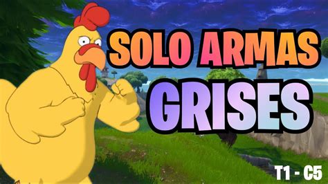 Kills Solo Con Armas Grises En Fortnite Youtube