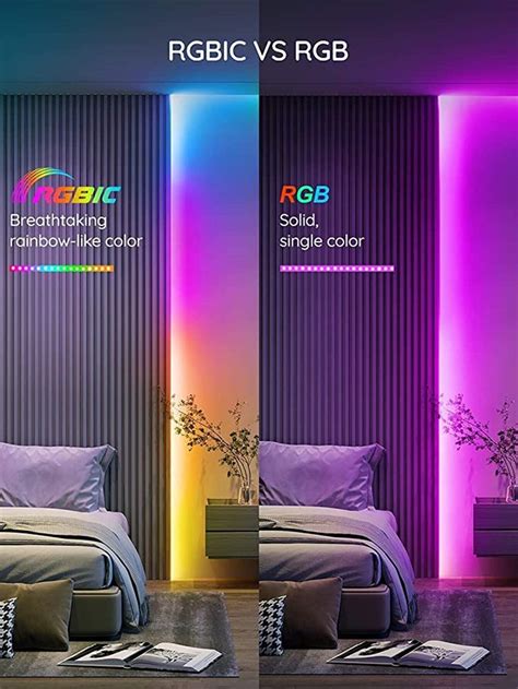 M M Led Strip Lights Rgbic Addressable Dreamcolor With Wi Fi Smart