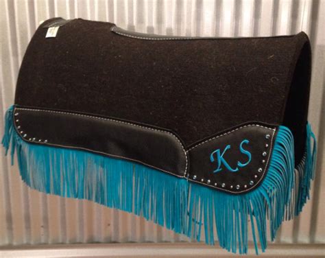 Fringe And Crystals Best Ever Pads Custom Western Saddle Pad Saddle