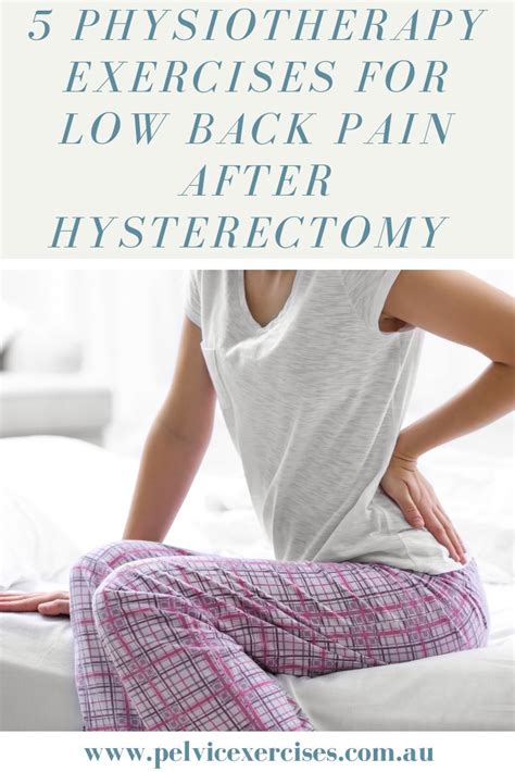 Pin on Exercises after hysterectomy