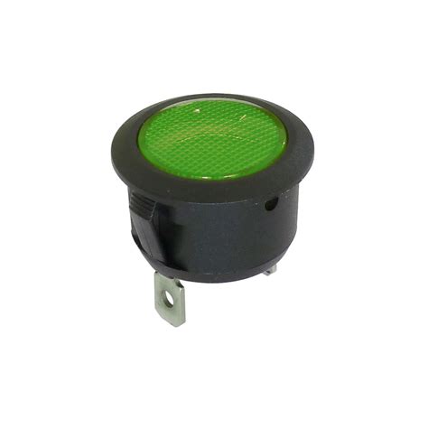 Voyant De Signalisation LED Vert 12V Et 24V 20mm