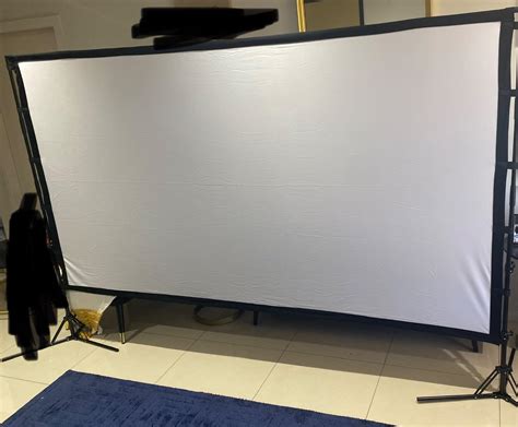 Projection Screen And Stand Gainvane Inch Portable Projector Screen