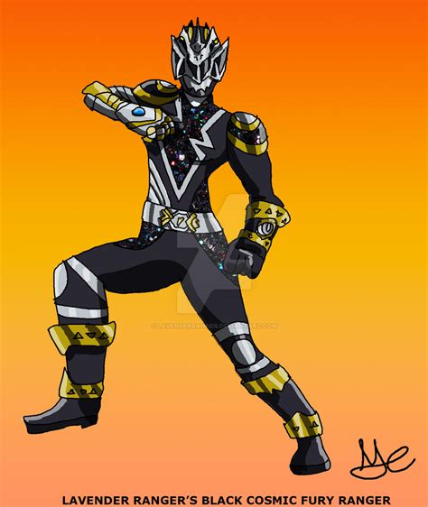 My Black Cosmic Fury Ranger By Lavenderranger On Deviantart