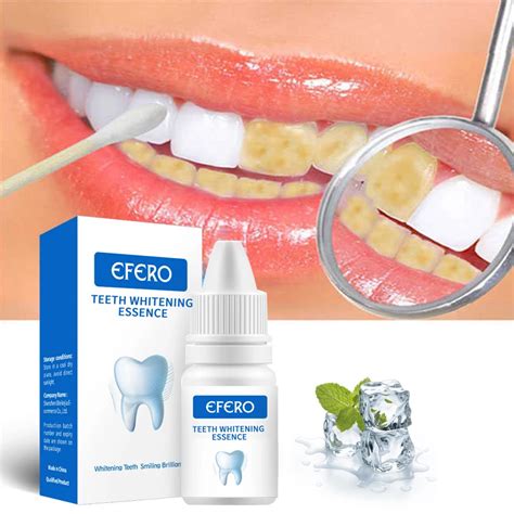 Efero Dentes Branqueamento Soro Gel Higiene Oral Dental Eficaz Remover