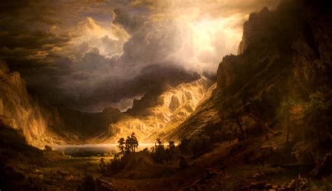 Wla Brooklynmuseum Albert Bierstadt A Storm In The Rocky Mountains