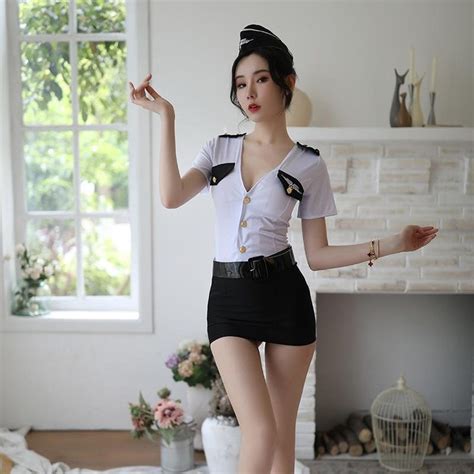 Kawaii Sexy Police Officer Girl Role Play Lingerie Costume Set Etsy