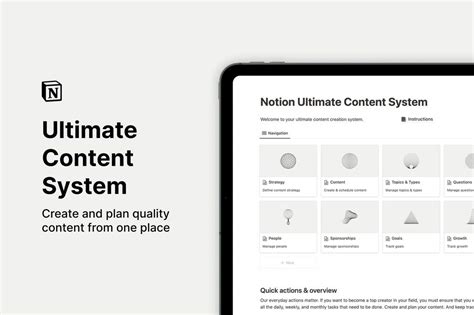 Notion Ultimate Content System Notion Template Updated