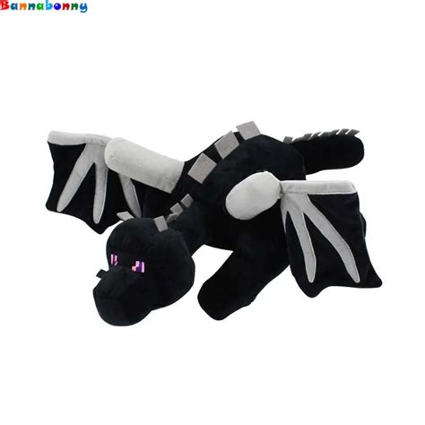 60 CM Ender Dragon Plush Soft Black Enderdragon PP Cotton Dragon Toys ...