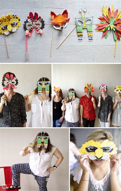 A crafty Halloween mask DIY - Think.Make.Share.