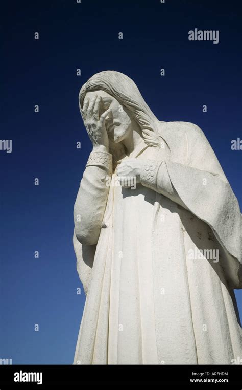 And Jesus Wept On A Corner Adjacent To The Oklahoma City National Memorial Sculpture Of Jesus