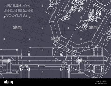 Computer Aided Design Systems Blueprint Scheme Plan Sketch Technical