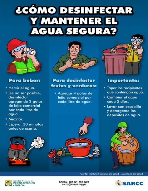 Como Desinfectar Y Mantener El Agua Segura