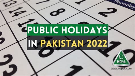 Public Holidays In Pakistan 2022 [complete List] Incpak