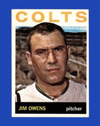 1964 Topps Set Break 241 Jim Owens NR MINT GMCARDS EBay