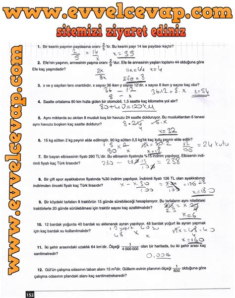 S N F Matematik Ekoyay Yay Nlar Ders Kitab Cevaplar Sayfa