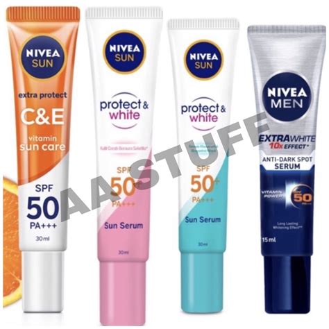 Jual Nivea Sun Face Protection Serum Spf 50 Pa Instant Aura Oil Control 30ml Shopee