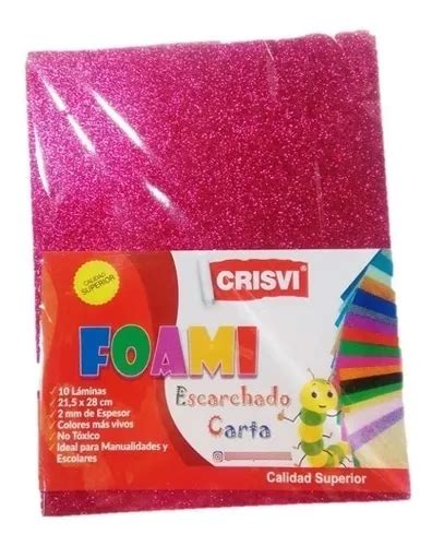 Foamy Escarchado Paquete 10 Und Tamaño Carta MercadoLibre