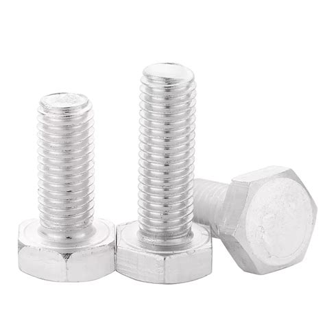 M M External Hexagon Head Set Screws Aluminum Alloy Fully Threaded