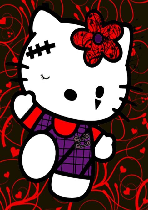 Emo Hello Kitty Wallpapers Top Free Emo Hello Kitty Backgrounds