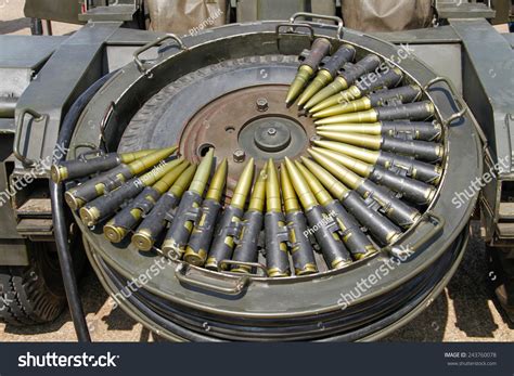 Military Ammunition Heavy Machine Gun Bullet Stock Photo 243760078 | Shutterstock