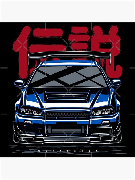 Legend Skyline Gtr R Poster For Sale By Olegmarkaryan Redbubble