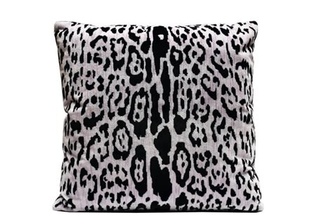 Leopardo Velvet Cushion Tessitura Luigi Bevilaqua