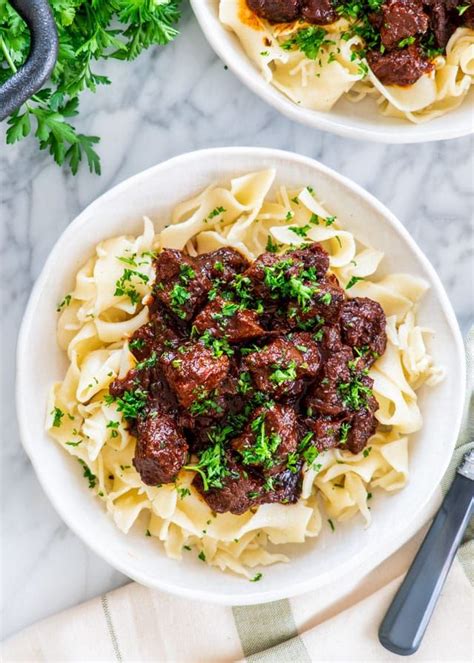 A Classic Hungarian Goulash With Melt In Your Mouth Tender Beef