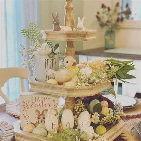 Easter Tiered Tray Pasqua