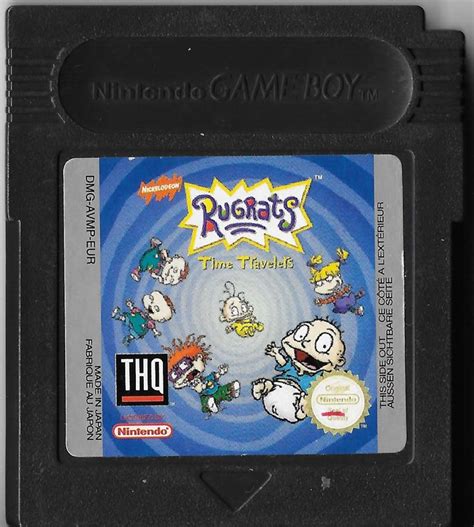 Rugrats Time Travelers 1999 Game Boy Color Box Cover Art Mobygames