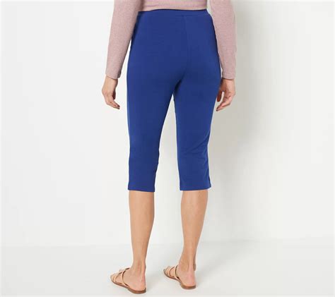 Belle Beach By Kim Gravel French Terry Seaside Capri Pants