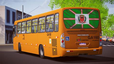 Neobus Mega 2006 Volkswagen 17 260 EOT Euro III Padrão Curitiba PR