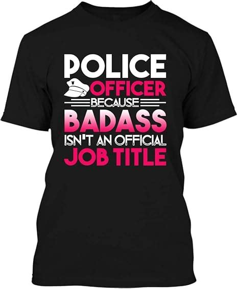 Police Officer Job Title T Shirt Police Officer Adult