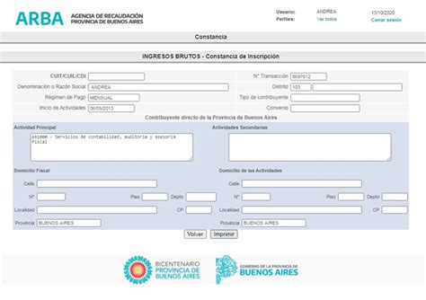 Constancia De Ingresos