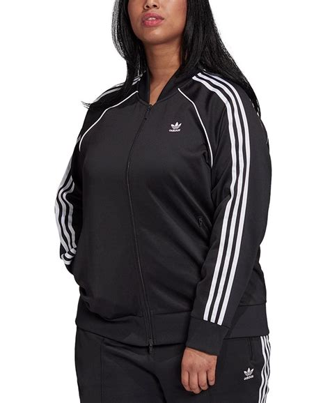 Adidas Plus Size Track Jacket And Reviews Activewear Plus Women Macys