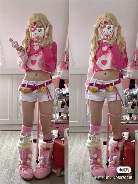 Pink Hello kitty outfit | Cute outfits, Kawaii fashion, Really cute outfits