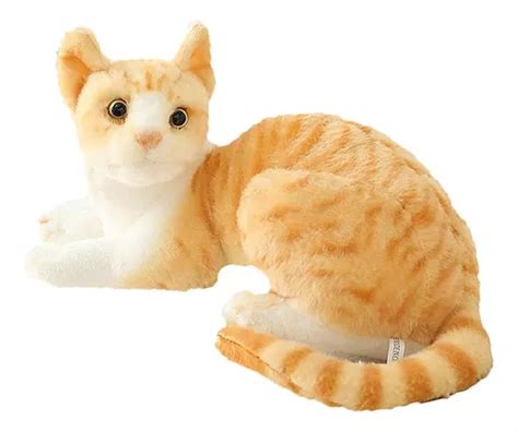 Gudves Gato Atigrado Naranja De Peluche De Bebé Gato De Pe. Color Naranja, Blanco | MercadoLibre