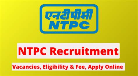 Ntpc Mining Recruitment Check All Details Here Only Jobuza