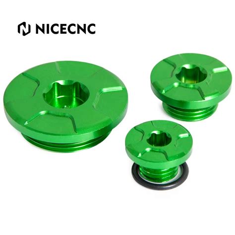 Nicecnc Engine Timing Cover Oil Filler Plug Crankcase Cap For Kawasaki