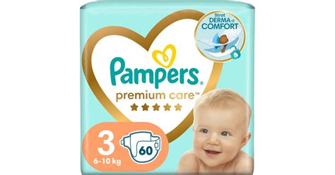 Pampers Premium Care Size 3 Disposable Nappies Uk