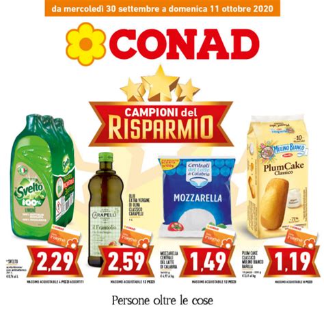 Nuovo Volantino Supermercati Conad Set Ott Cosenza Prime