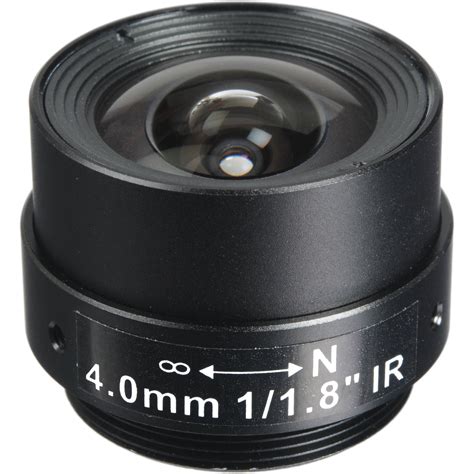 Arecont Vision CS-Mount 4.0mm Fixed Focal Megapixel Lens MPL4.0