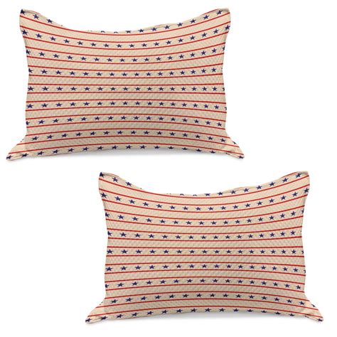 Prehistoric Country Knitted Quilt Pillowcover Set Of 2 Horizontal