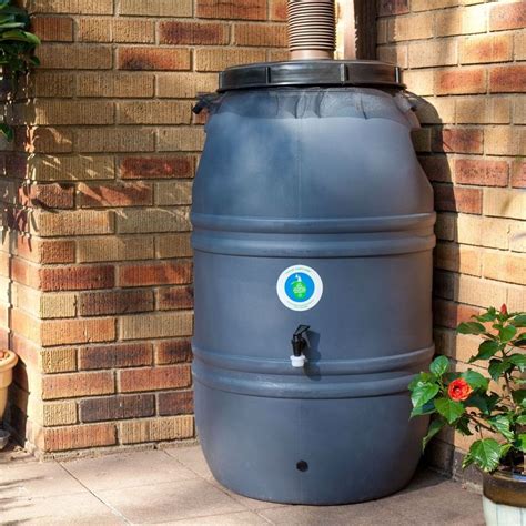 Gallon Hdpe Food Grade Plastic Rain Barrel With Screw On Cover